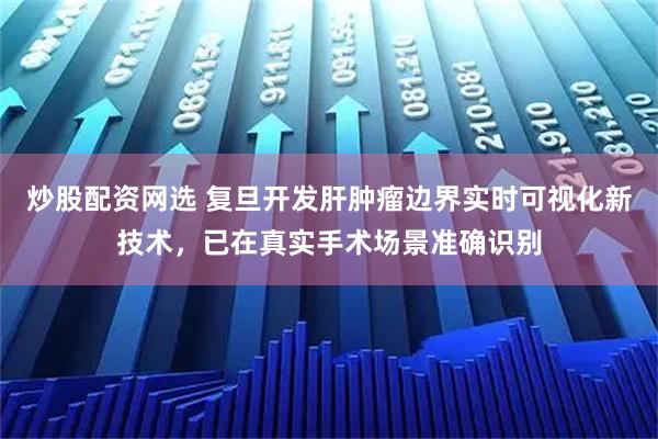炒股配资网选 复旦开发肝肿瘤边界实时可视化新技术，已在真实手术场景准确识别